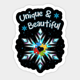 Unique And Beautiful Autism Awareness Sticker